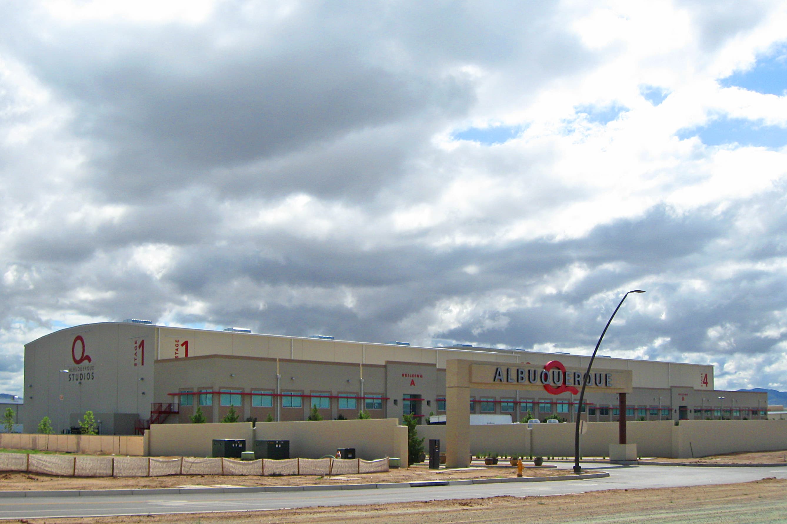 Albuquerque Studios movie studio on University Boulevard SE, Albuquerque, New Mexico