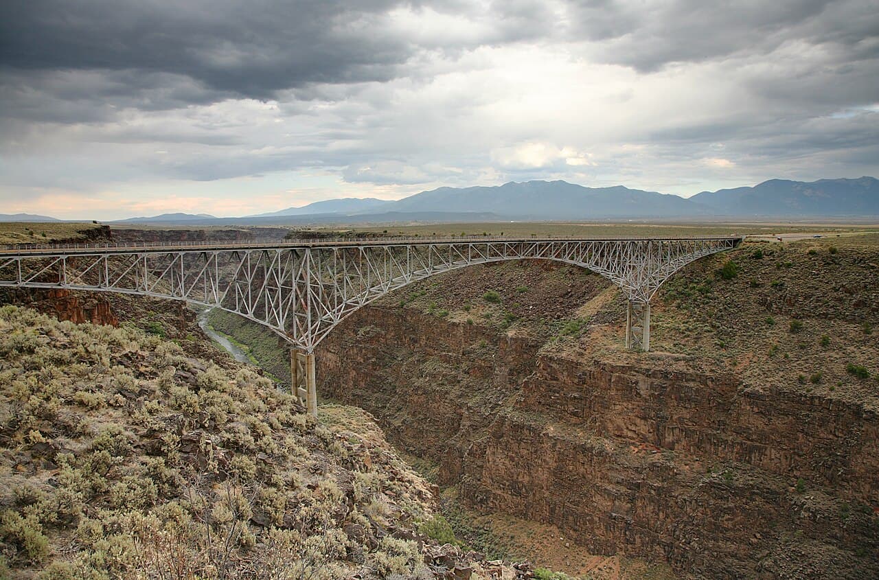 Rio Grande Gorge Bridge.